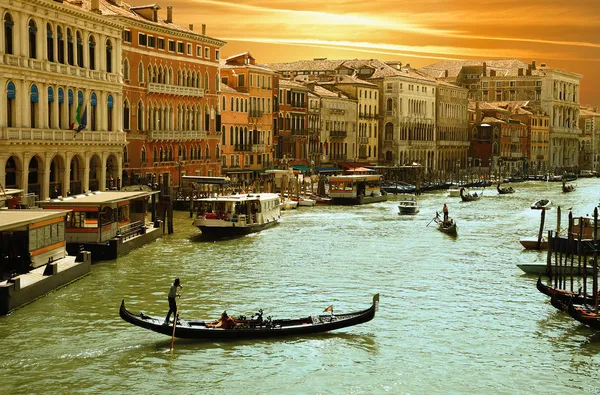 Venetië-canal Grande — Stockfoto