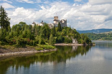 Medieval Dunajec Castle in Niedzica , Poland clipart