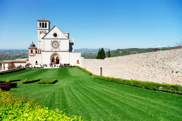 Bazilica Sfântul Francisc, Assisi, Italia — Fotografie, imagine de stoc
