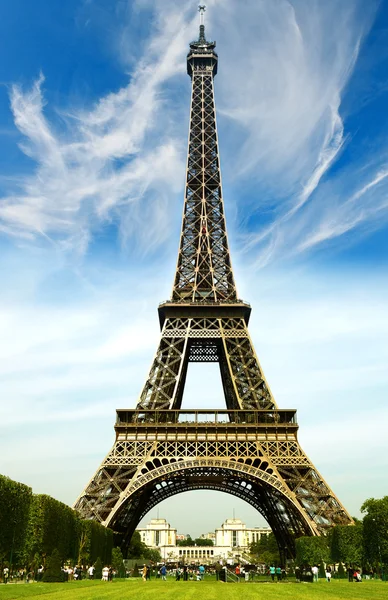 -az jelképe Párizs, az Eiffel-torony — Stock Fotó