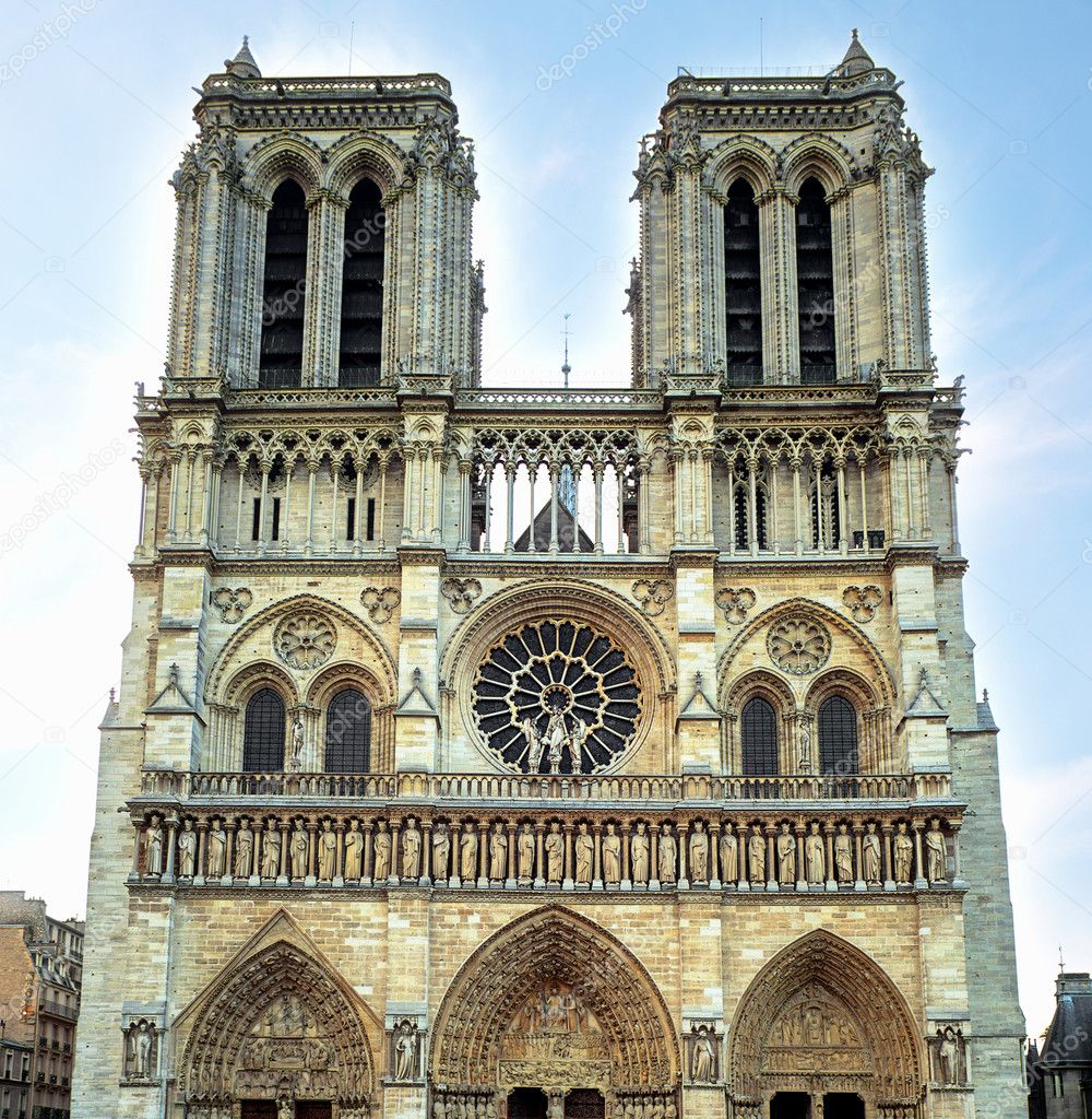 Notre Dame Cathedral - Paris — Stock Photo © majaFOTO #7861255