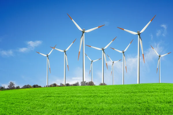 Завод енергії вітру — стокове фото