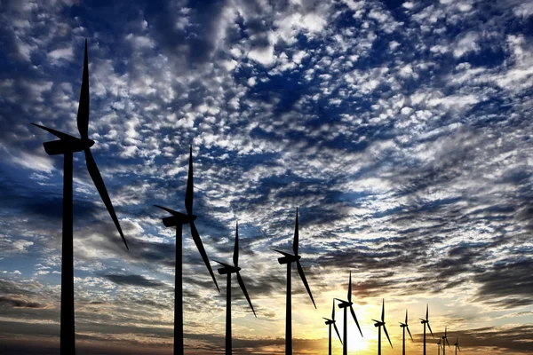 风电场能量 — 图库照片
