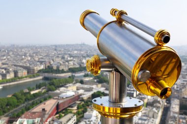 Eiffel Tower telescope clipart