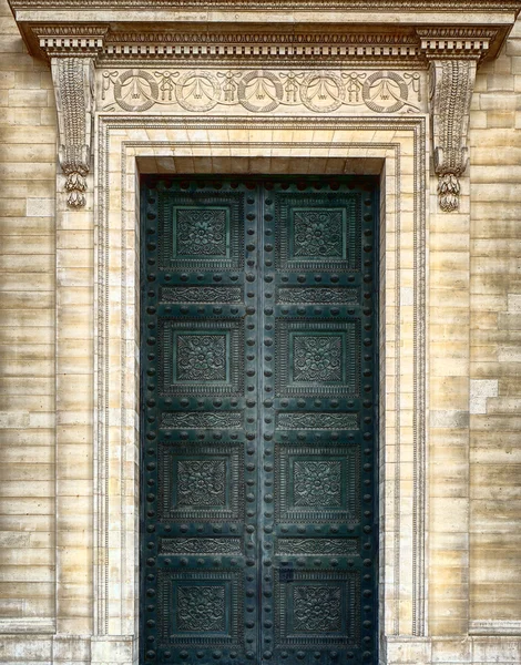 The front door, Paris Pantheon — Stock Photo, Image