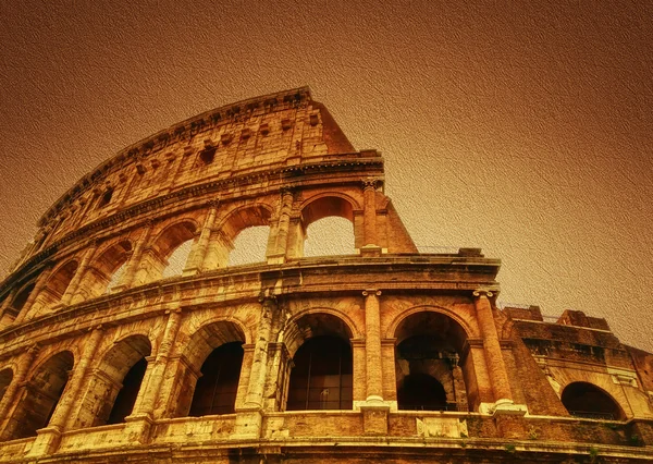Forntida romersk colosseum — Stockfoto