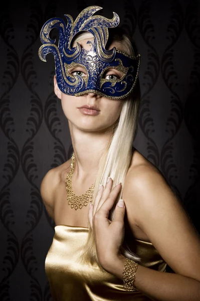 stock image Woman in mask