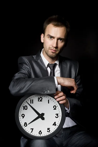 Empresario con reloj — Foto de Stock
