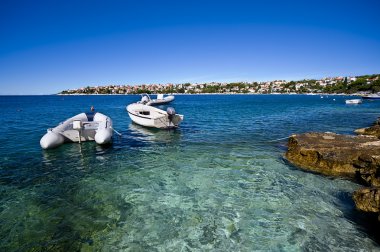 Croatian coastline clipart