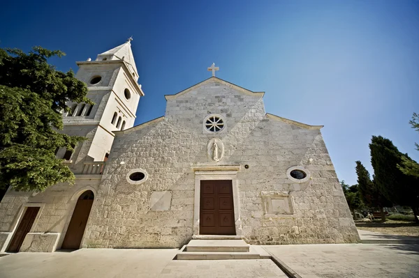 Iglesia en primosten — Foto de Stock