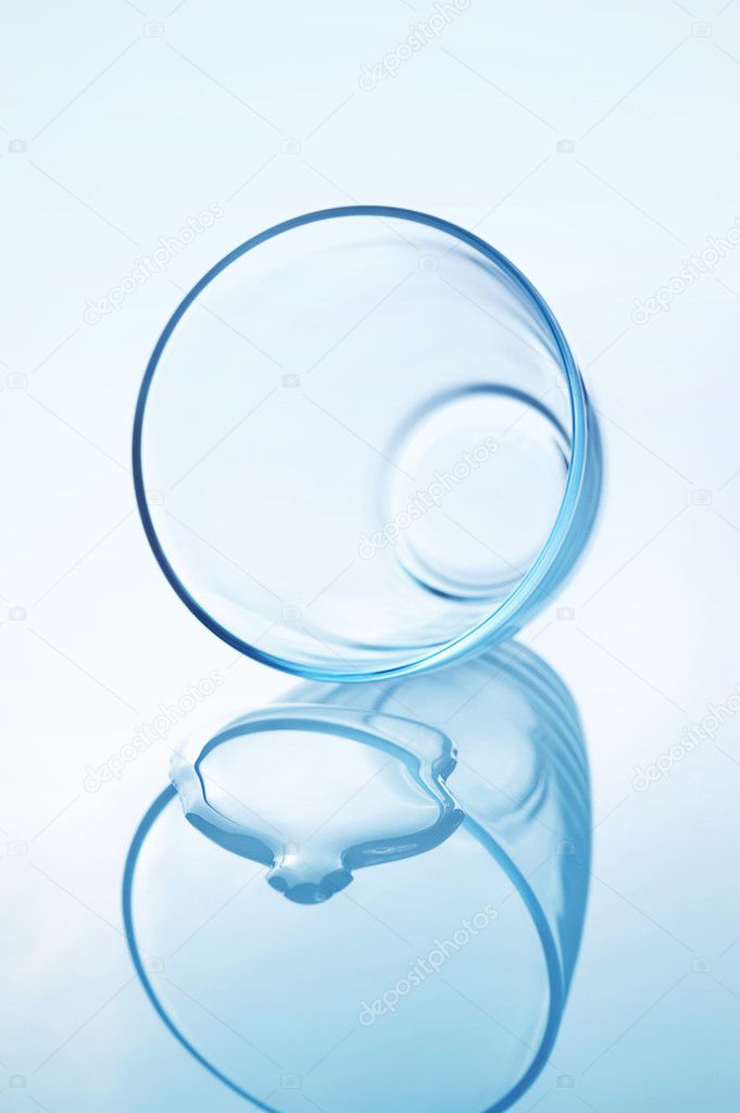 Glass and water