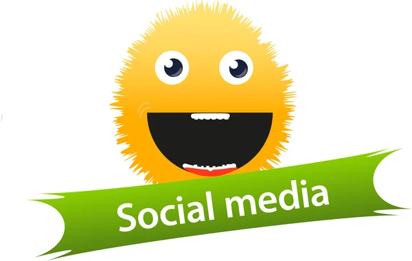 Ikona mediów społecznościowych — Wektor stockowy