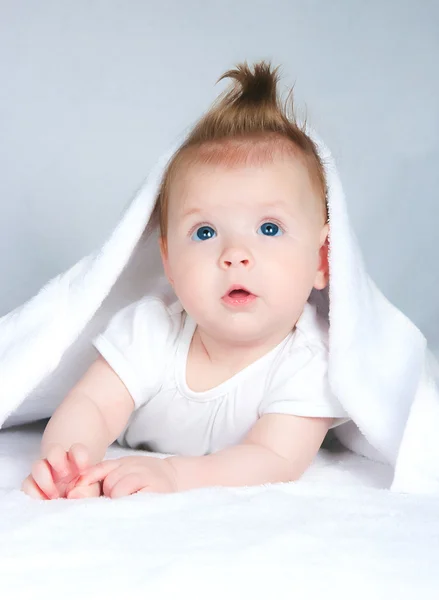 Das viermonatliche Baby — Stockfoto