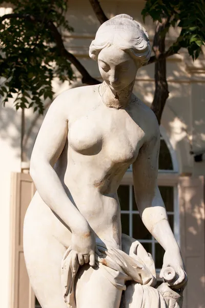 Вибух голих жіночих скульптур — стокове фото