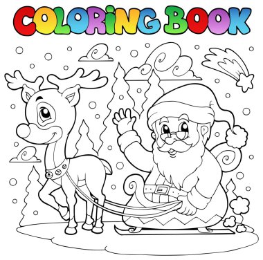  Santa Beard Coloring Pages  HD