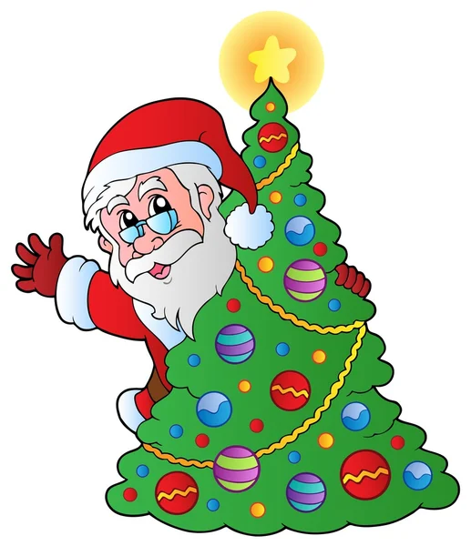 Christmas Santa Claus 4 — Stockvector