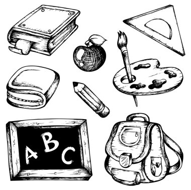 School drawings collection 1 clipart