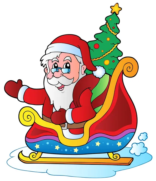Navidad Santa Claus 6 — Vector de stock
