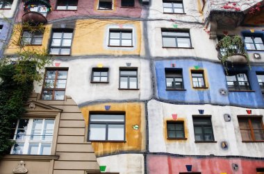 bir daire ev hundertwasserhaus.