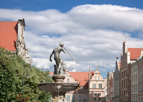 波兰-格但斯克-但泽的著名城市. — 图库照片
