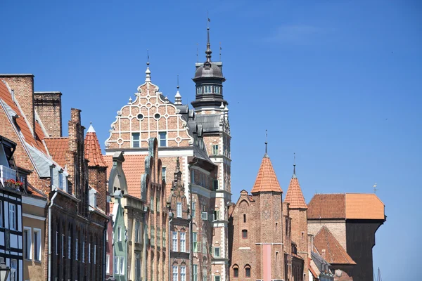 Orașe celebre în Polonia - Gdansk - Danzig . — Fotografie, imagine de stoc