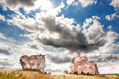 castillo gótico Polaco.