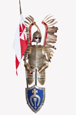 Polish knight. clipart