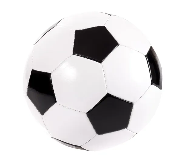 Bola de futebol de couro — Fotografia de Stock