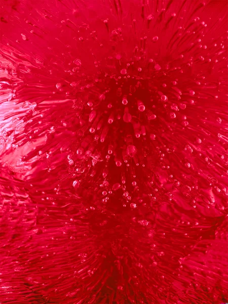 Détails abstraits en cristal rouge, diversité technologique — Photo