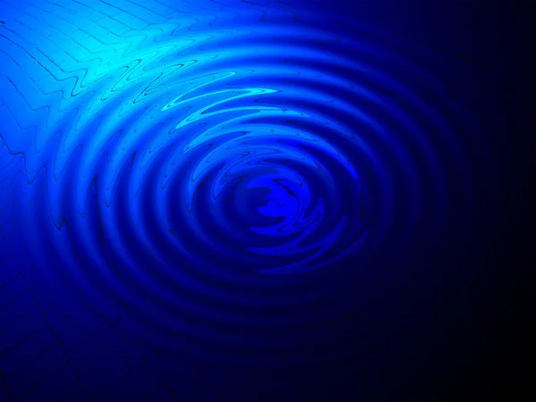 Abstrakte blaue Power Beleuchtung, spirituelles Konzept. — Stockfoto