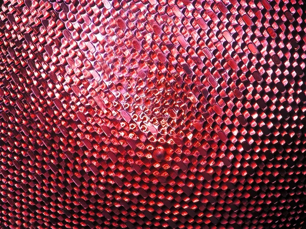 Abstract red glass diversity, power lighting. — Stock Photo, Image