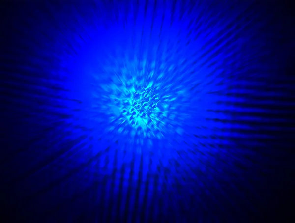 Abstrakt blå explosion, vetenskap Detaljer. — Stockfoto