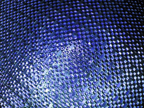 Abstraktní modré sklo rozmanitost, napájení osvětlení. — Stock fotografie