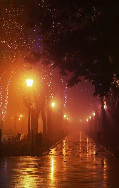 Odessa, Ukrayna gece sokakta tezgah — Stok fotoğraf
