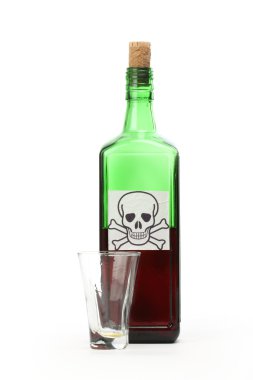 Poison bottle clipart