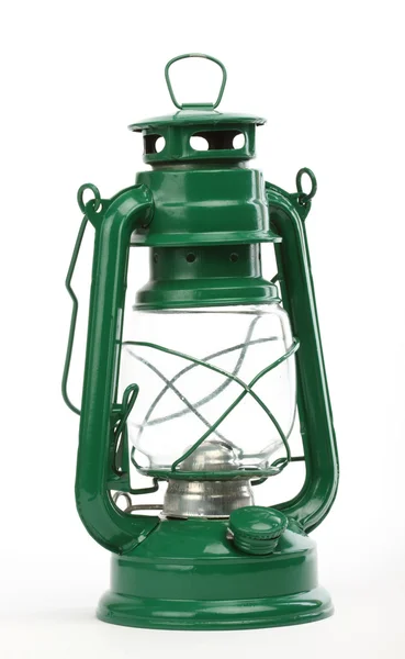 Grüne Öllampe — Stockfoto