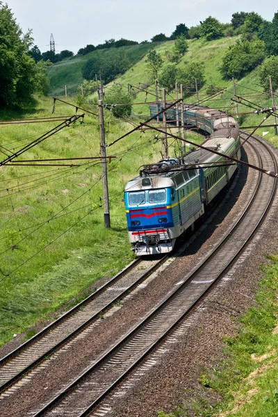 Struktura vozidel vlaku — Stock fotografie