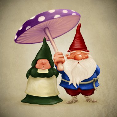 Spouses gnomes clipart
