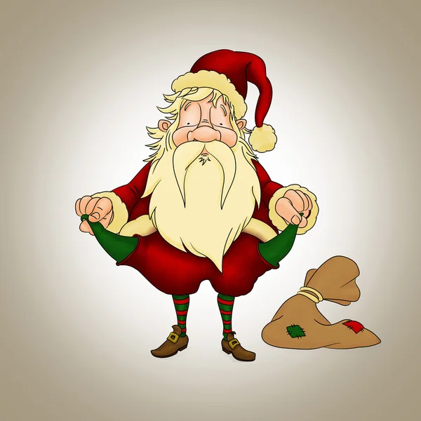 Santa Claus crisis — Stockfoto