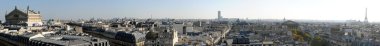 Panoramic view of Paris in high definition - France clipart