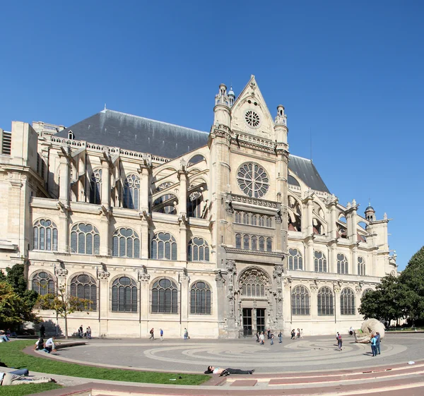Церковь Святого Евстафа - Париж - Франция — стоковое фото