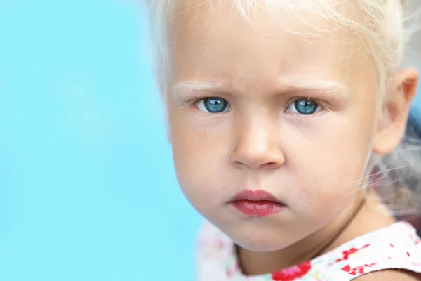 Portrait of a little baby child girl — Stock Photo, Image