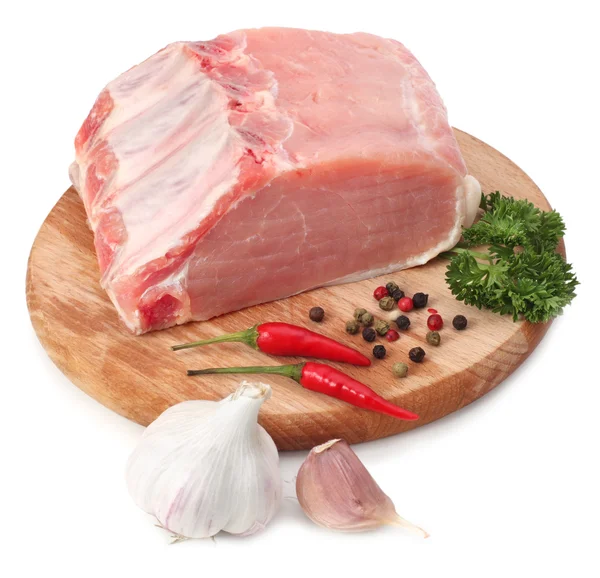 Carne cruda con verduras — Foto de Stock