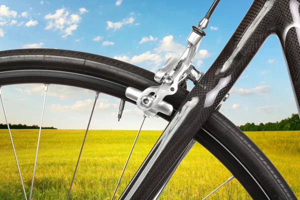 Detail van weg fiets — Stockfoto