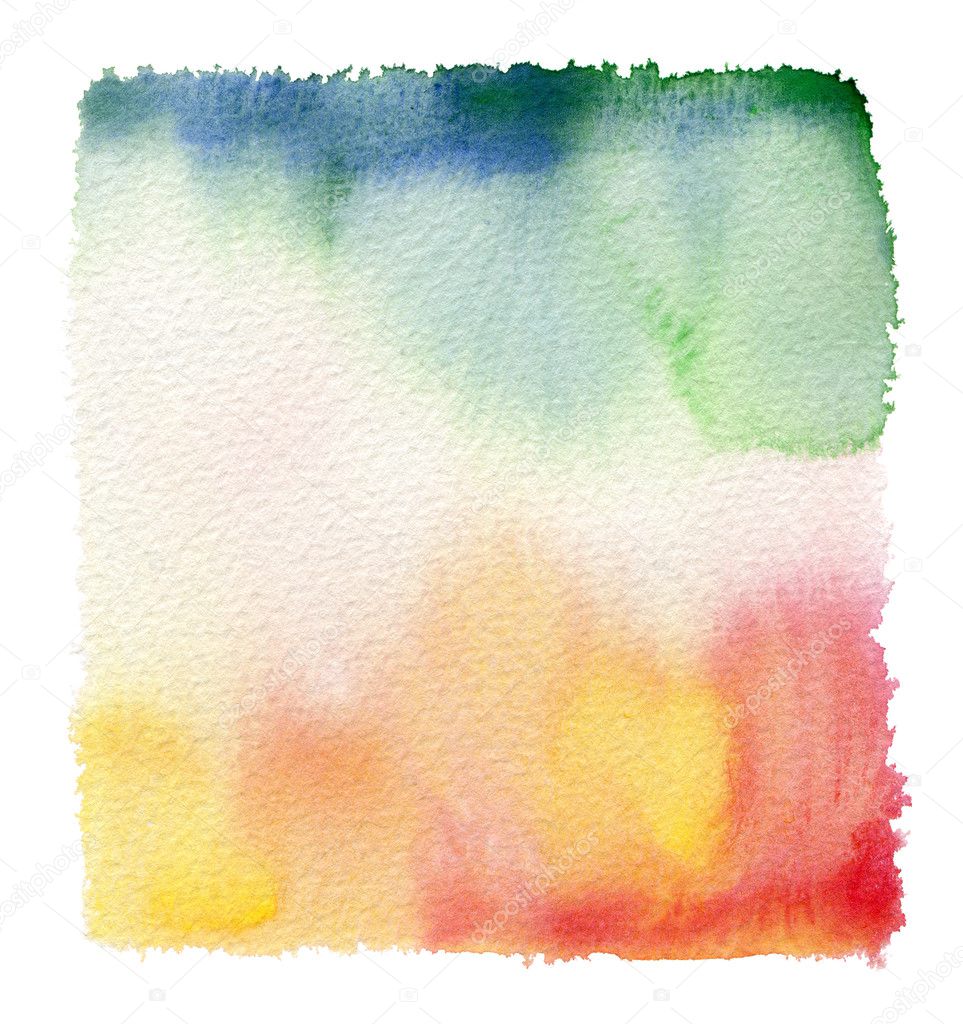 Watercolor painted background