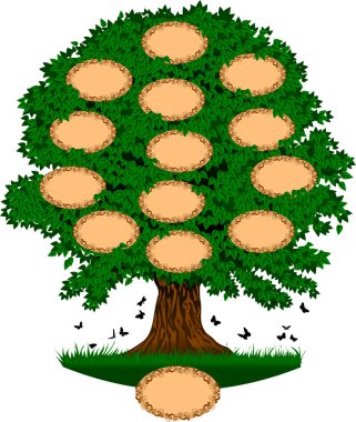 Family tree clipart