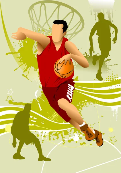 Campionato di basket — Vettoriale Stock