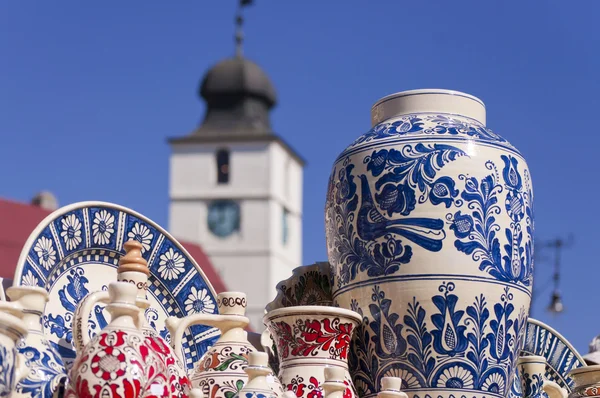 Ceramiche a Sibiu — Foto Stock