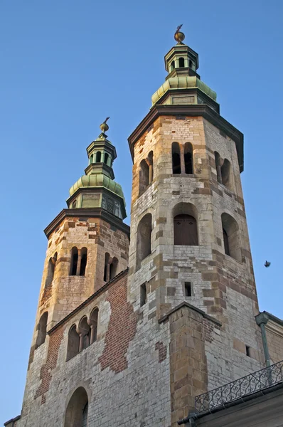 Kościół romański w Krakowie — Zdjęcie stockowe