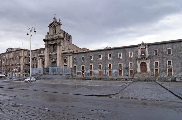Piazza in Catania — Stockfoto